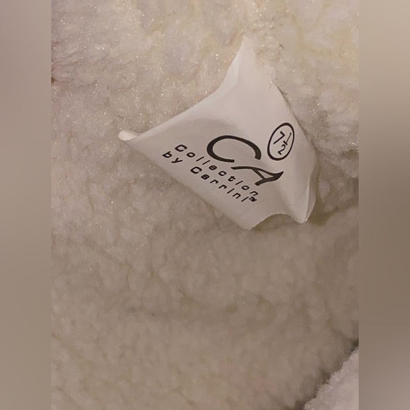 Carrini CA Collection Womens Fashion Faux Shearling Lined Wedge Booties in Brown - Picture 6 of 6